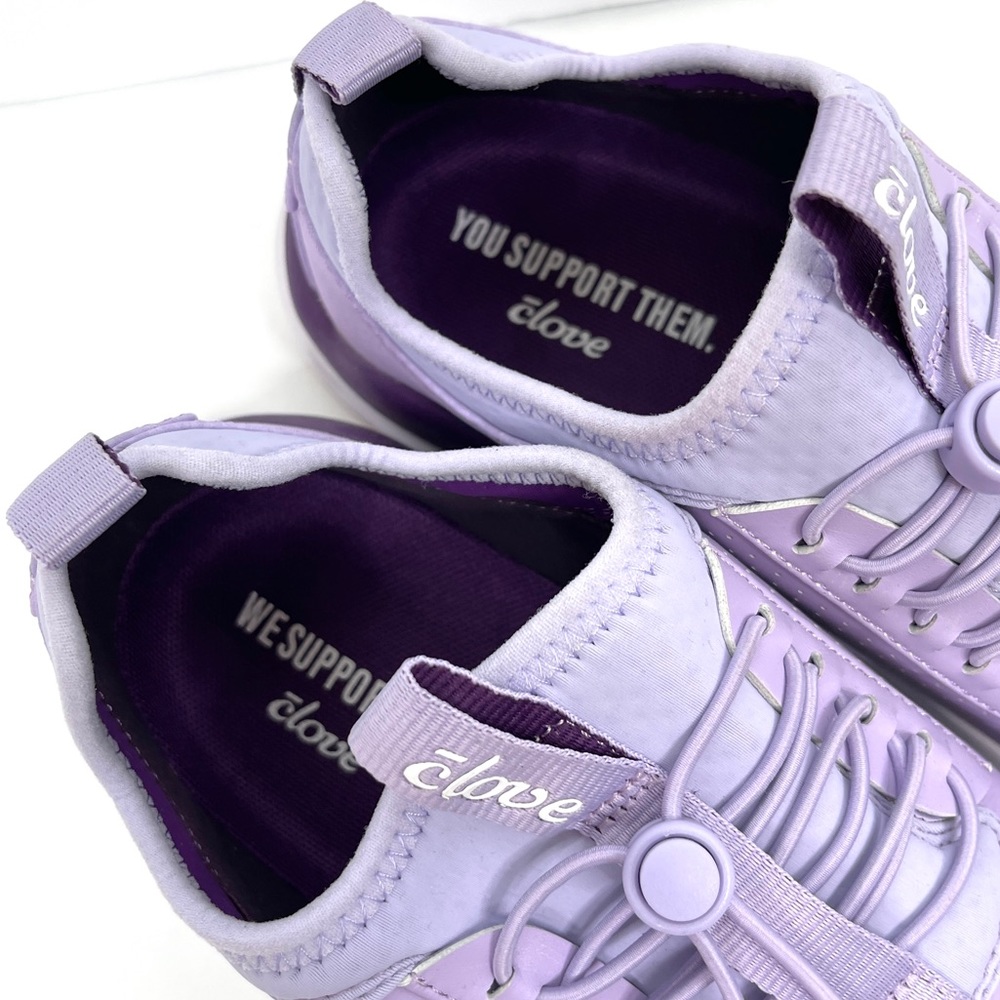 CLOVE Lavender Purple NEW Healthcare Nursing Nurse Sneakers Shoes NEW Size 8.5 - Picture 8 of 14